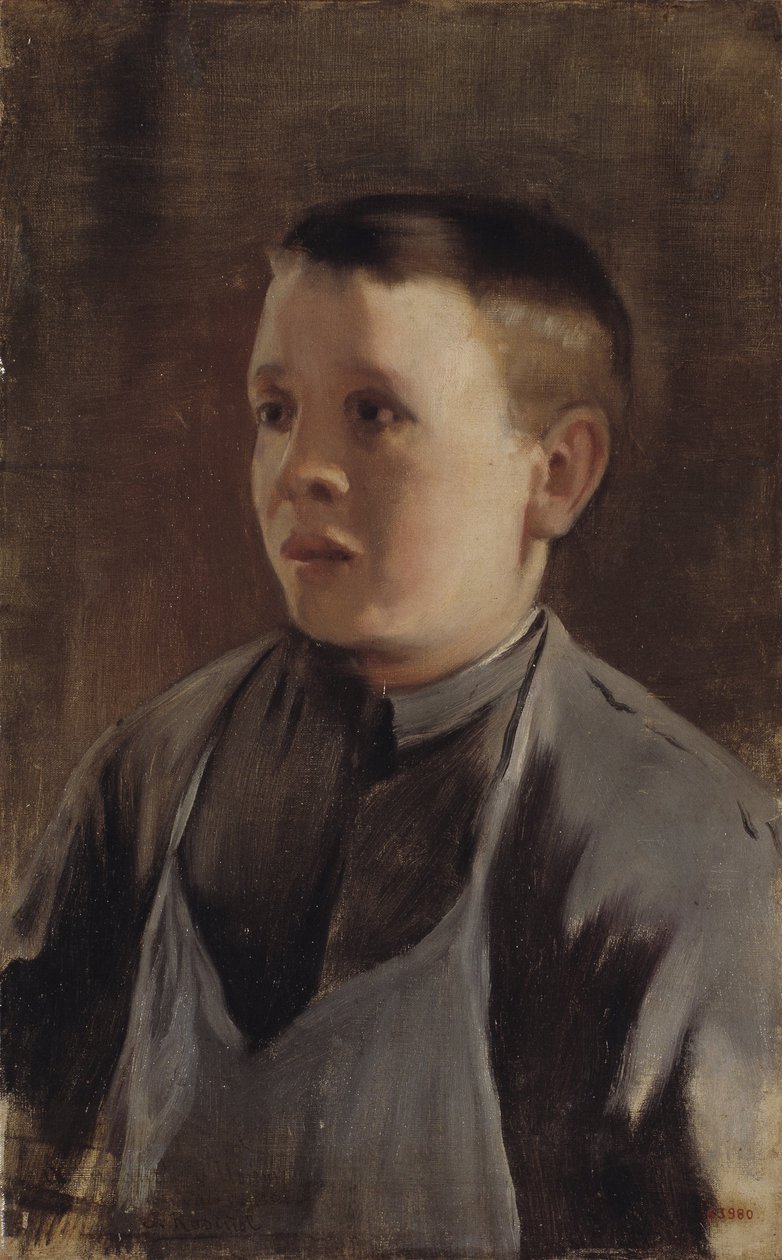 Portrét chlapce od Santiago Rusiñol