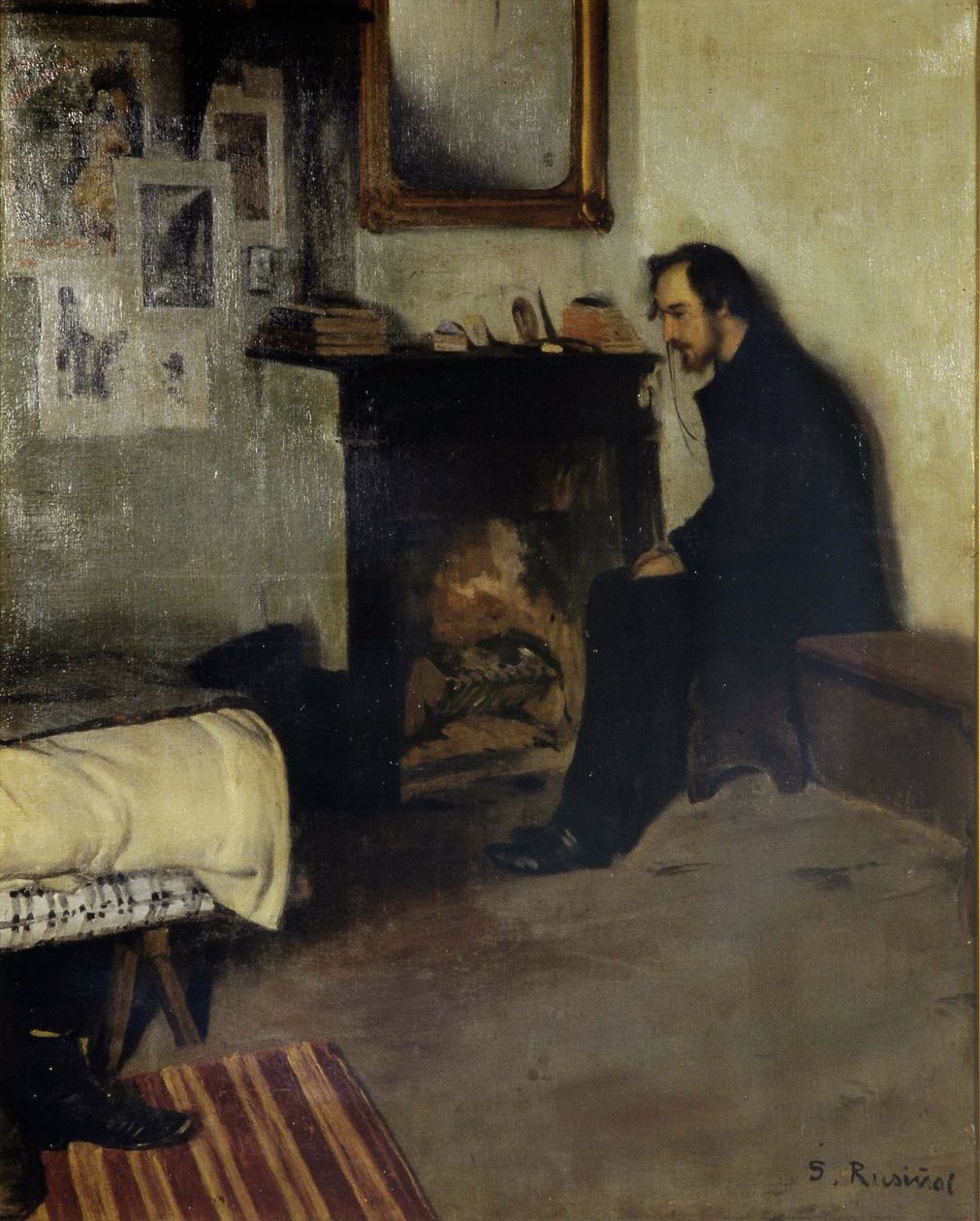 Erik Satie, bohém od Santiago Rusiñol