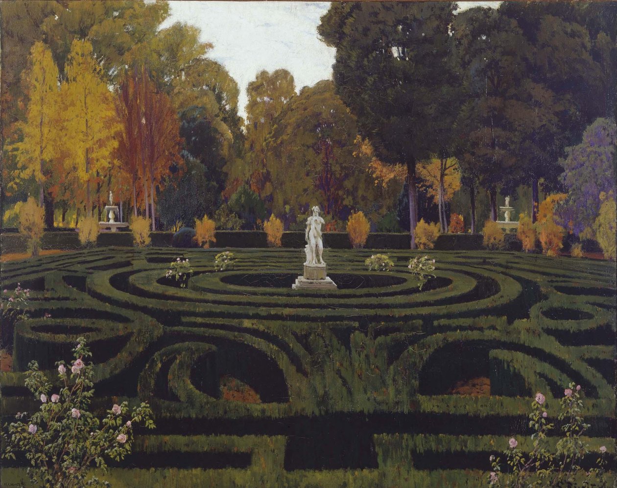 Starý Faun od Santiago Rusiñol