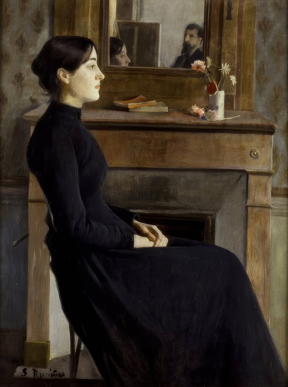 Ženská postava od Santiago Rusiñol