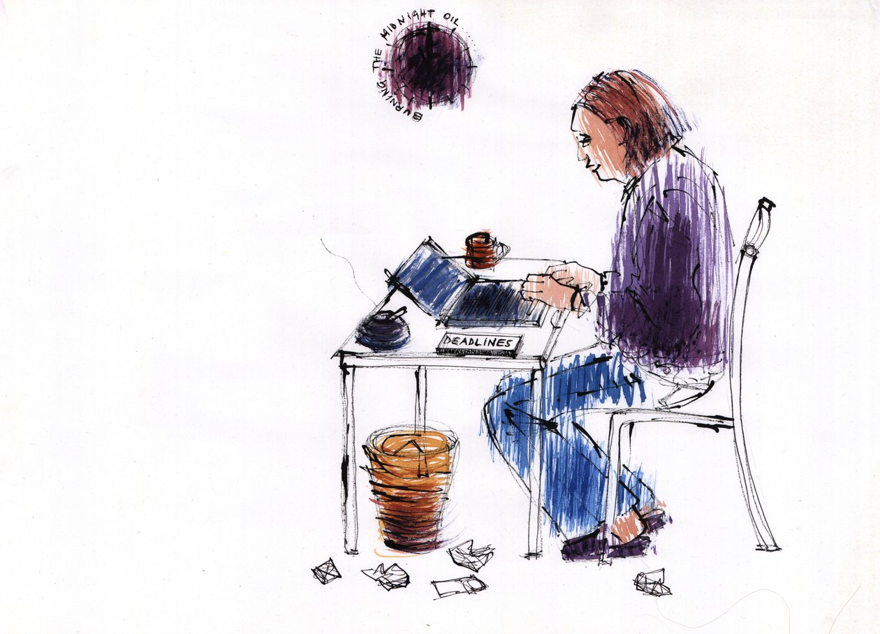 Burning the Midnight Oil, 2009 od Sara Hayward