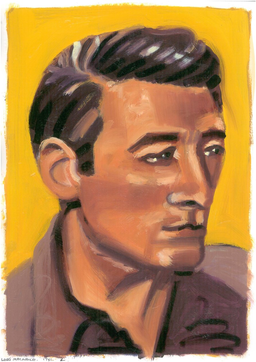 Louis MacNeice, 2008 (olej na papíře) od Sara Hayward
