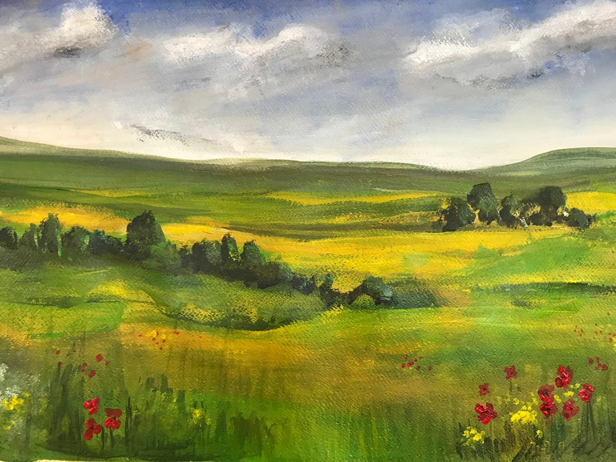 Letní krajina od Sarah Thompson Engels