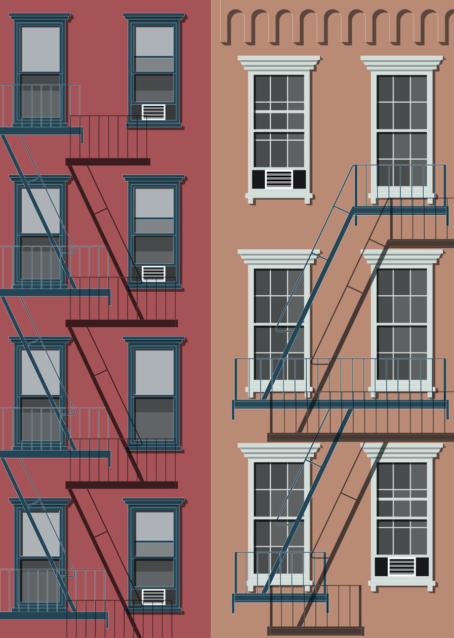 New York Town House, 2017 (digitální) od Sarah Evans