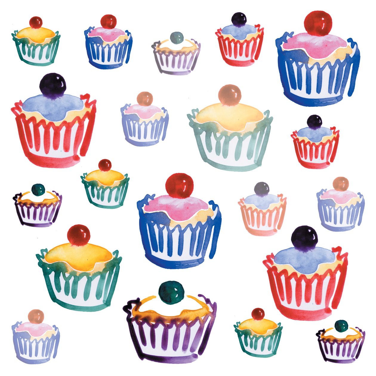 Cupcake Crazy, 2008 (digitální) od Sarah Hough