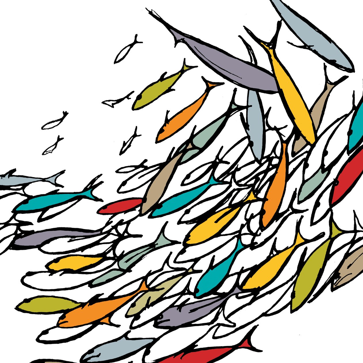 Něco rybího, 2009 (digitální) od Sarah Hough