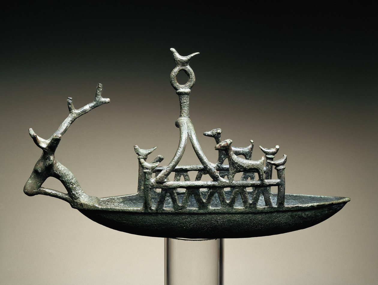 Loď (bronzová) od Sardinia Nuragic Civilization