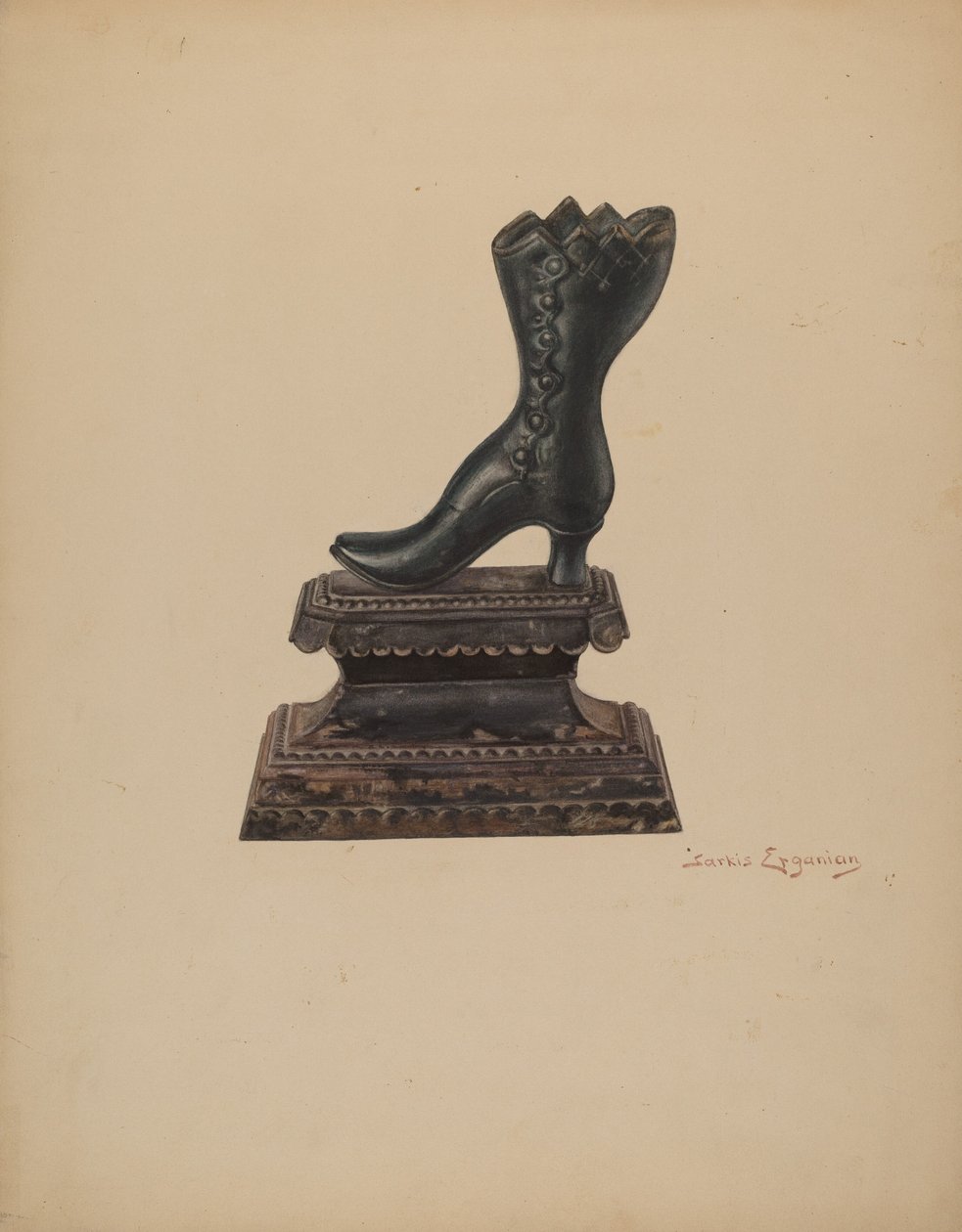 Zarážka dveří, c. 1939. od Sarkis Erganian
