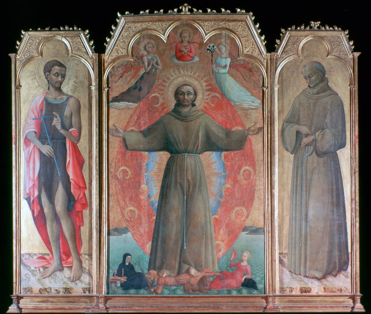 Extáze svatého Františka, 1437-1444 od Sassetta
