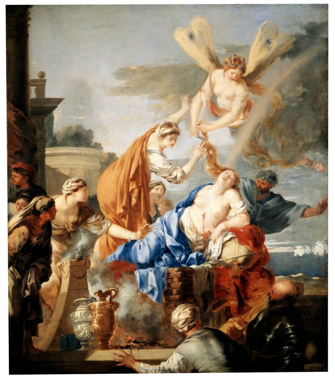 Smrt Dido, c1637-c1640 od Sébastien Bourdon