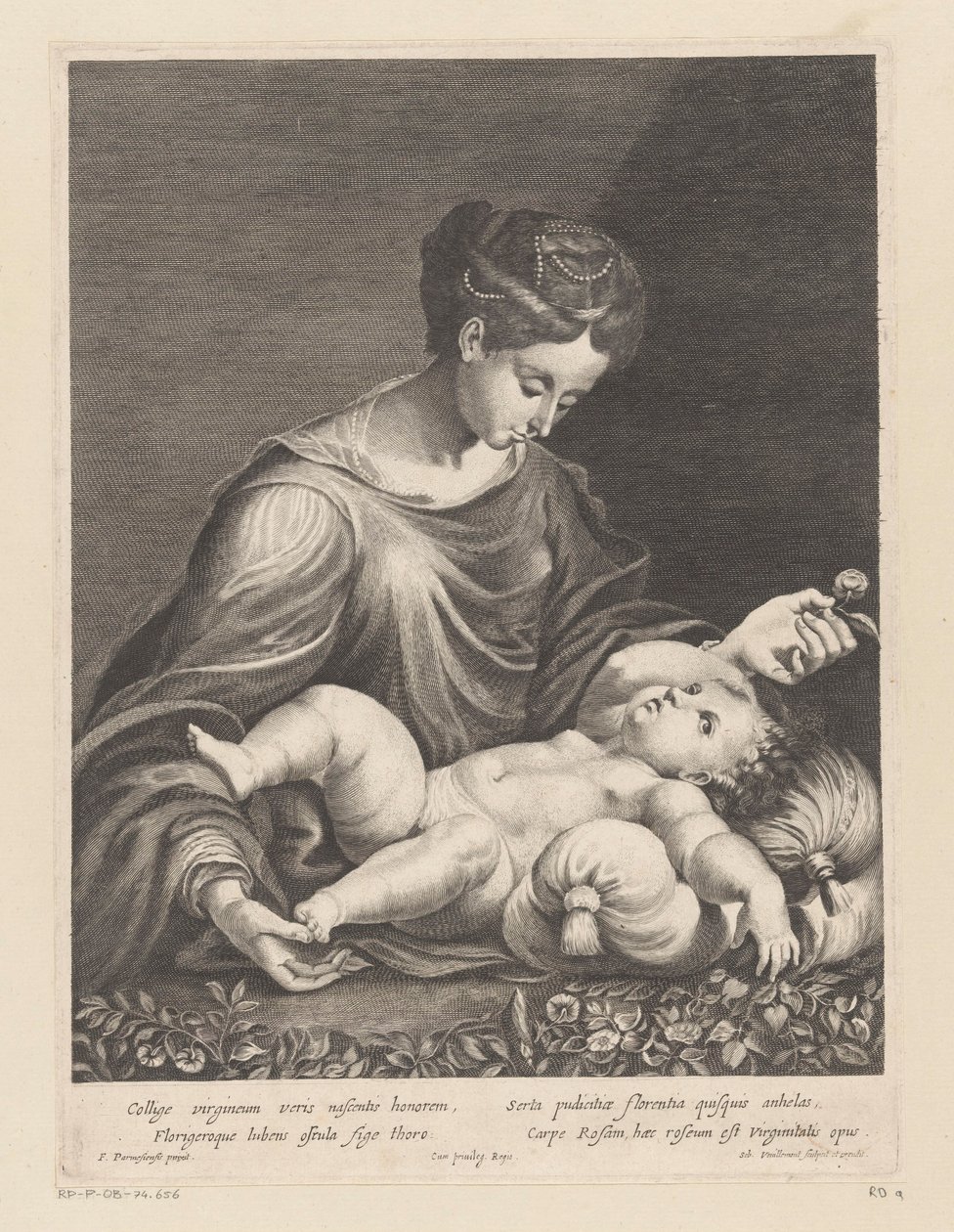 Marie s dítětem od Sébastien Vouillemont