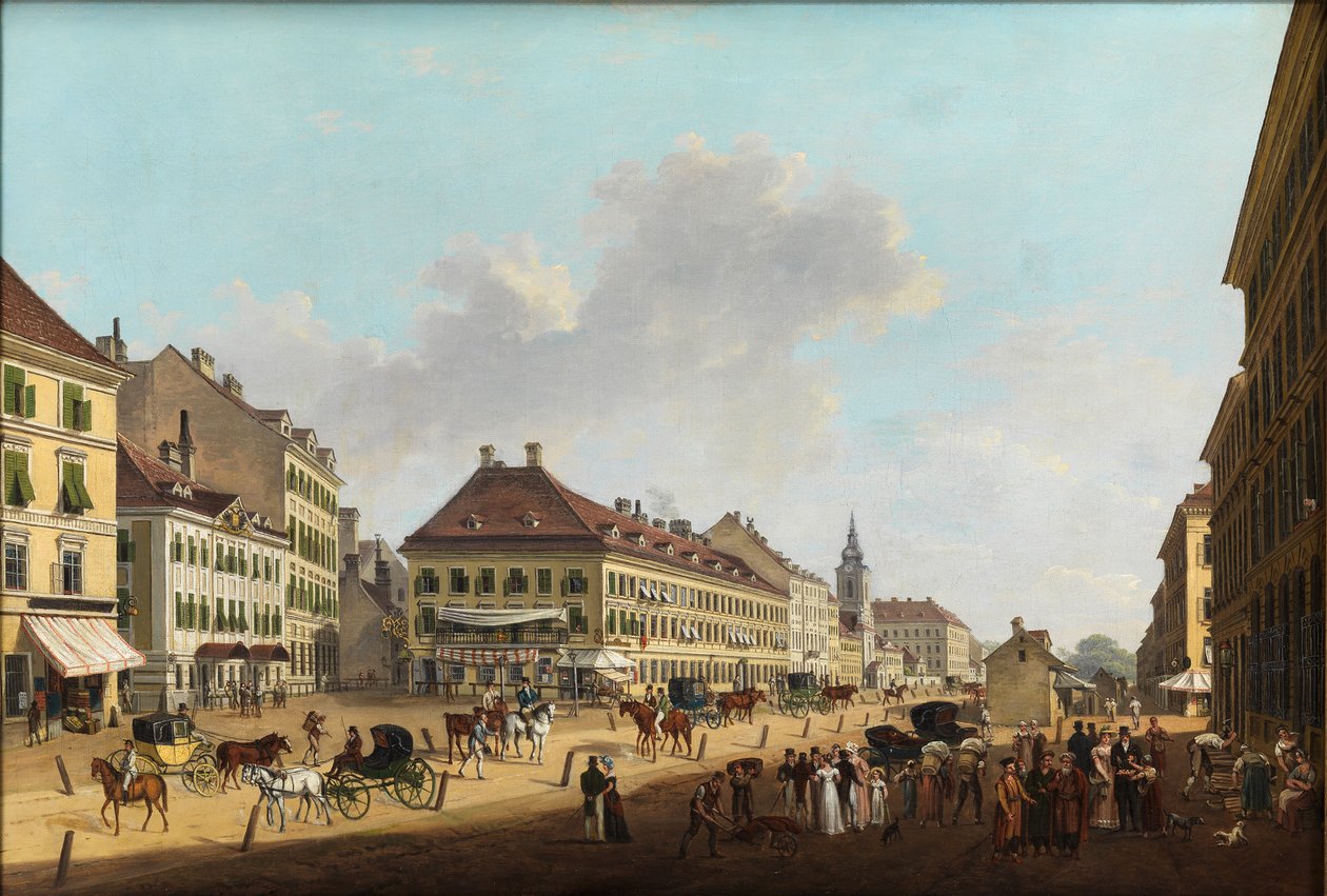 Divadlo v Leopoldstadt, 1825. od Scheyerer