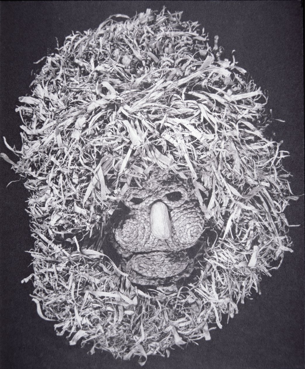 Iroquois Mask (kukuřičná slupka) od School American