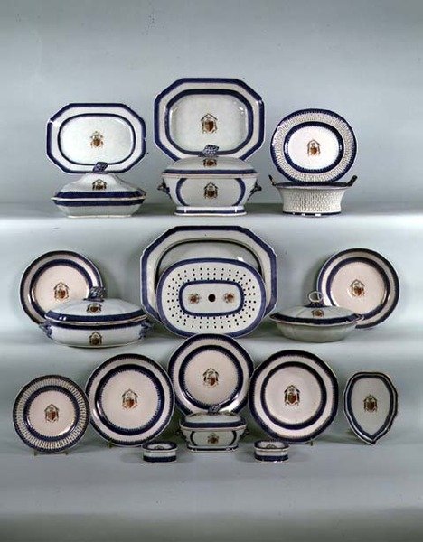 Chinese Export Dinner Service, c.1790 (keramika) od School Chinese