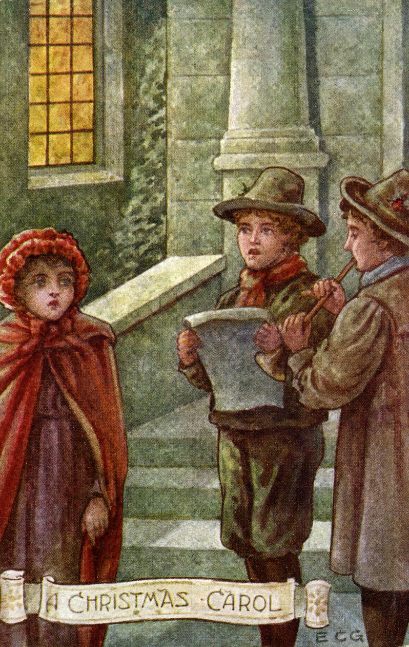 "Vánoční koleda", Charles Dickens (tisk) od School English