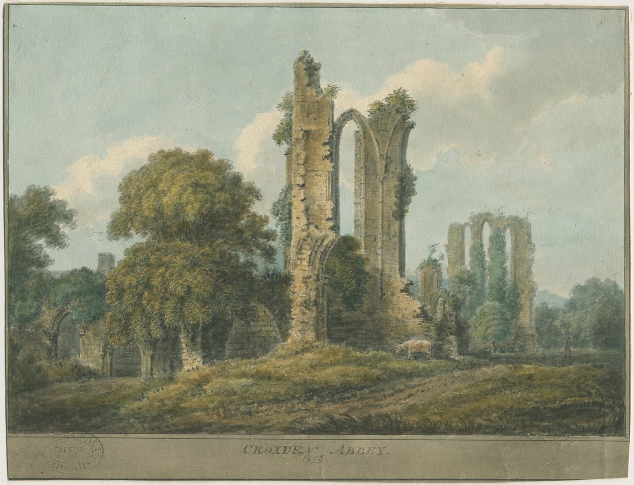Croxden Abbey: malba vodovými barvami od School English