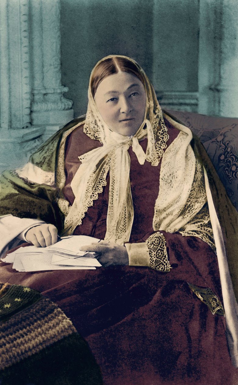 Florence Nightingale, ilustrace z knihy "The Bookman". od School English