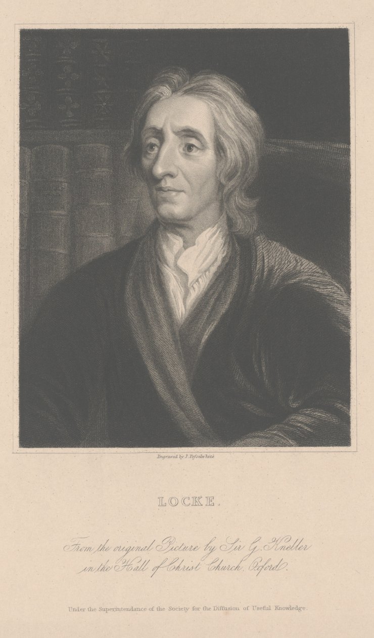 John Locke, ryl J. Posselwhite (rytina) od School English