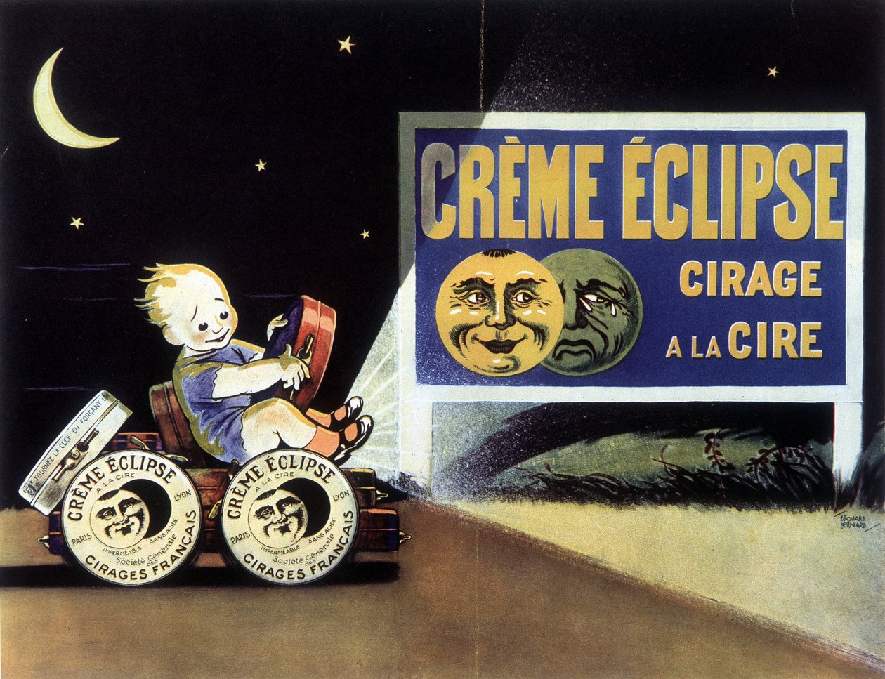 Reklama na leštění voskem “” Eclipse Creme”” od School French