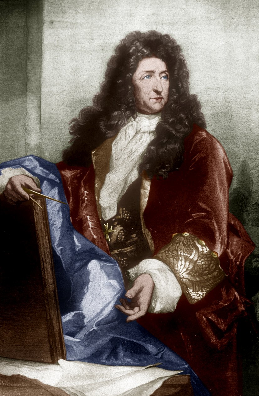 Andre Le Notre (1613-1700) (rytina) od School French