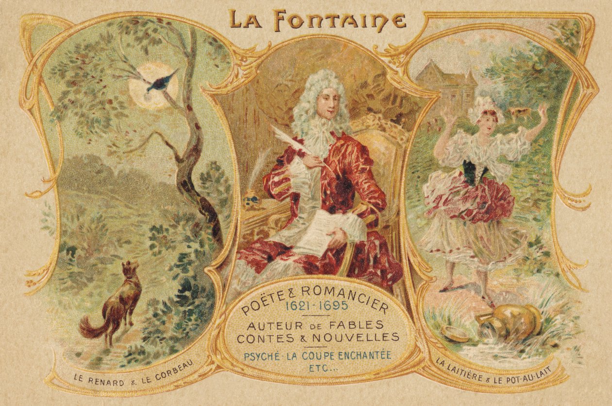 Jean de La Fontaine (tisk) od School French