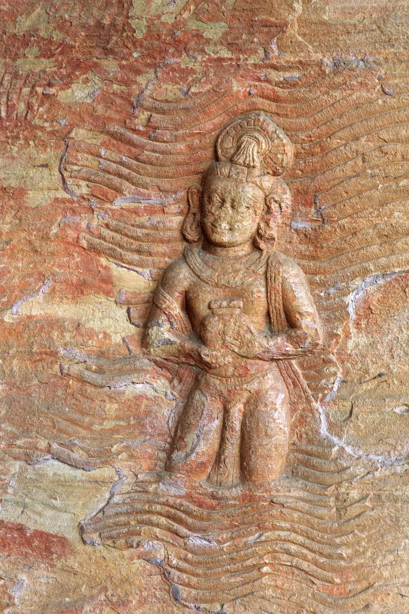 Detail, Višnu jako Varaha Avatar (foto) od School Indian