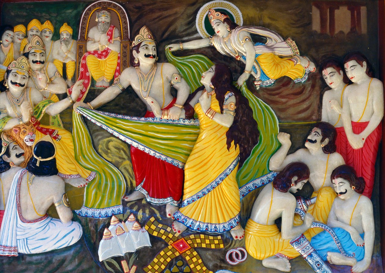 Draupádí Cheer-Haran podle Dušana Mahábhárata od School Indian