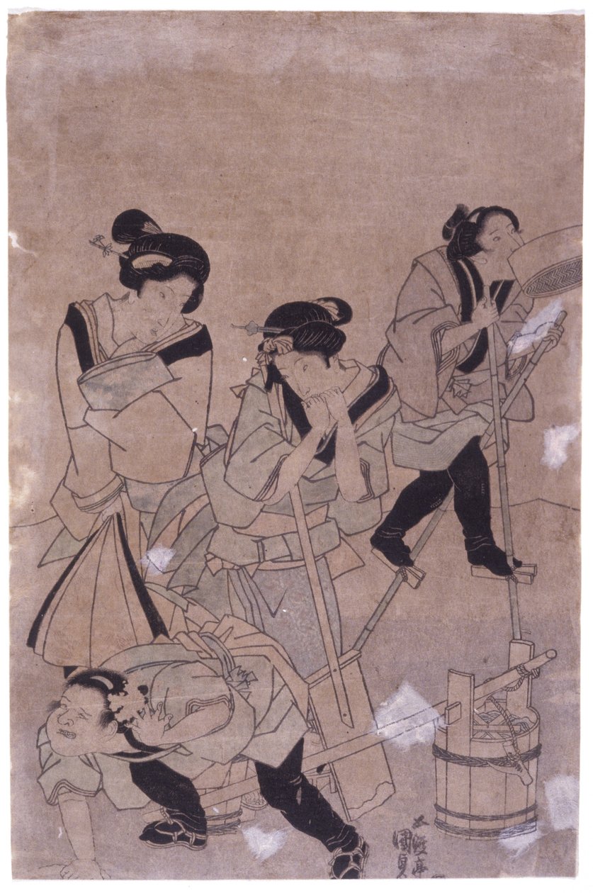 Bez názvu (barevný dřevoryt) od School Japanese