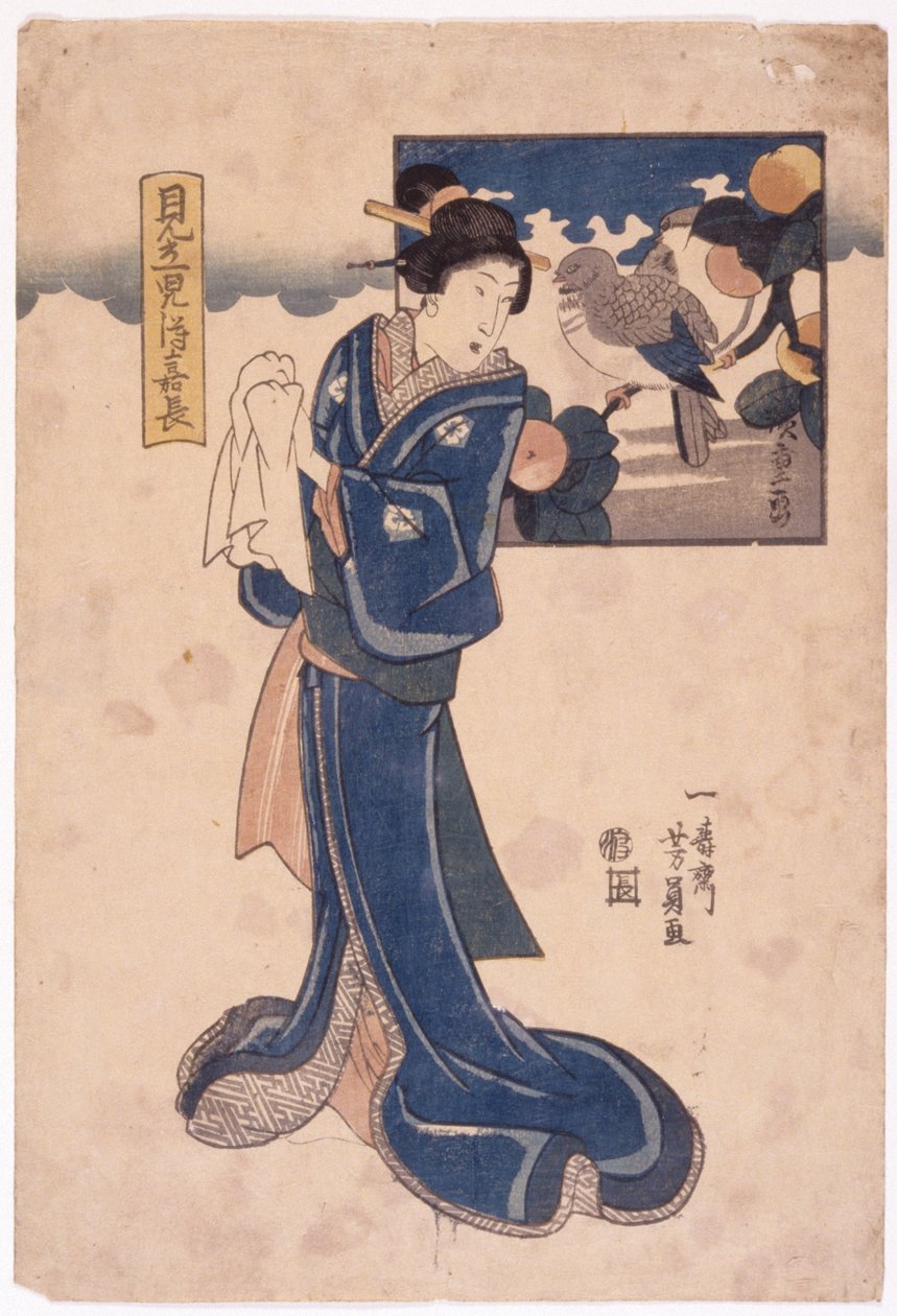Bez názvu (barevný dřevoryt) od School Japanese
