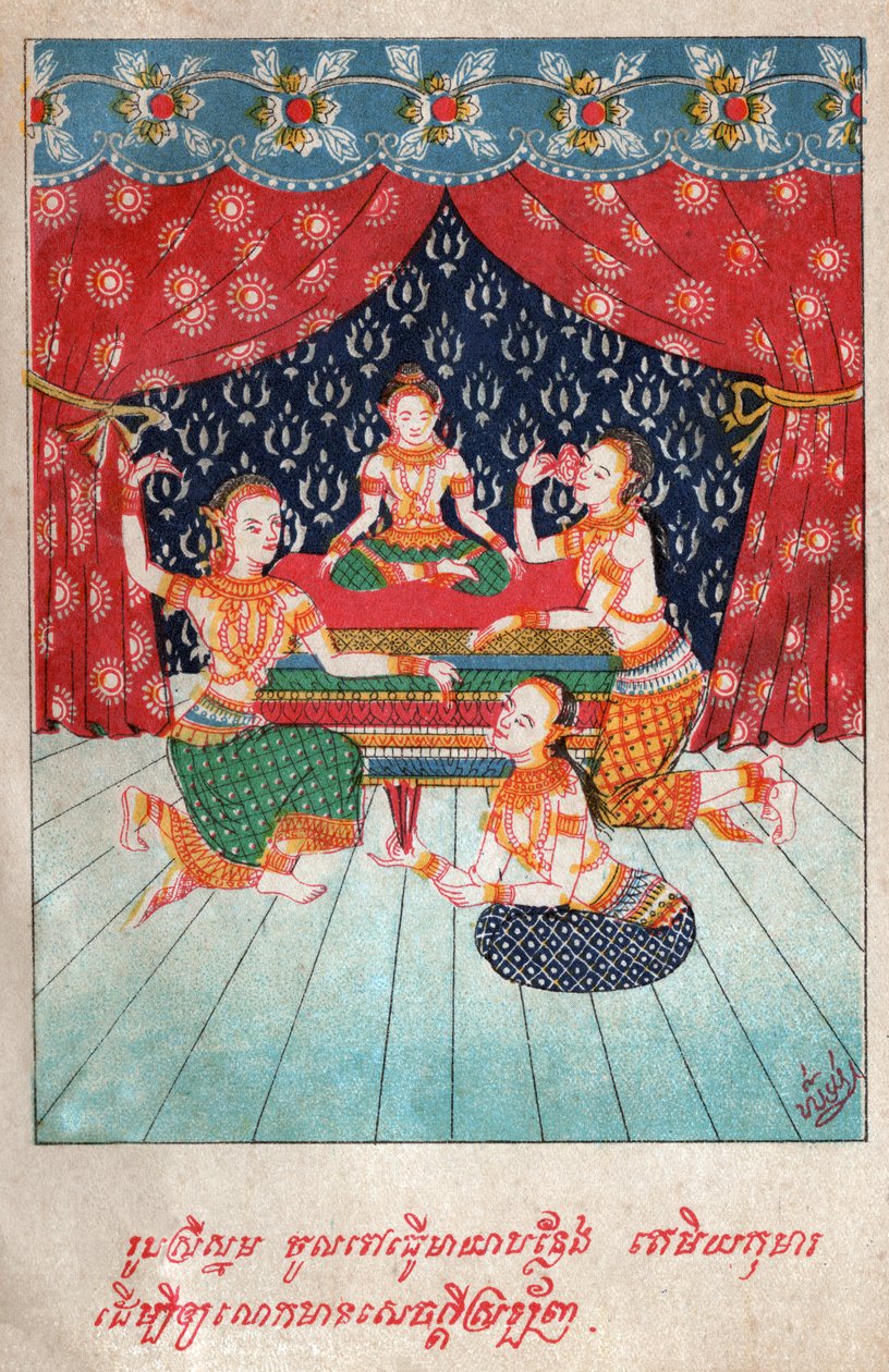 Tamiya Jakata. Circa ೧೯೧೦ (ilustrace) od School Laotian