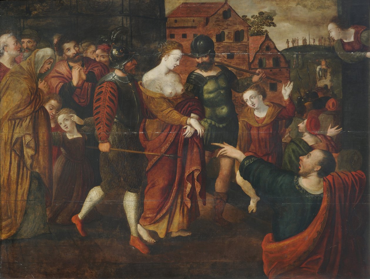 Svatá Agáta (olej na desce) od School Netherlandish