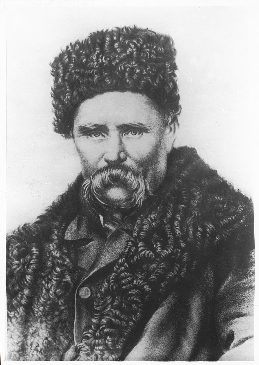 Taras Ševčenko (Litho) od School Ukranian