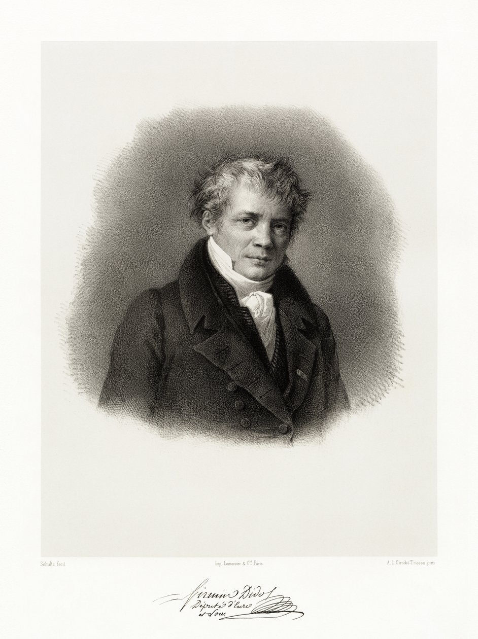 Firmin Didot, 1865-66 od Schultz