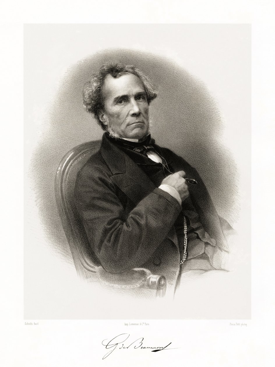 Gustave de Beaumont, 1865-66 od Schultz