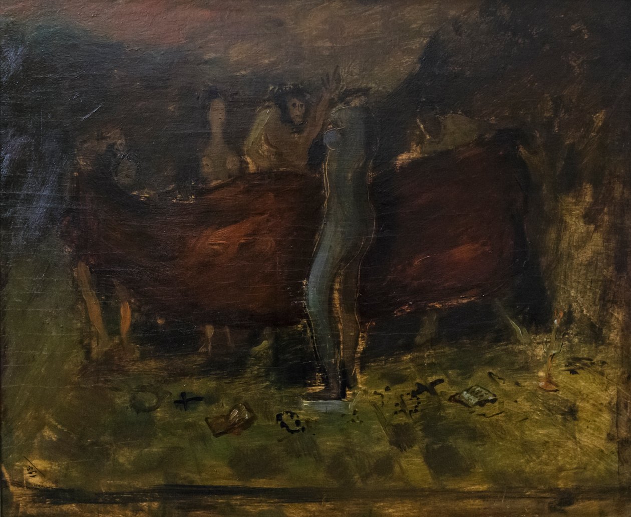 Eva, apokalyptická scéna 1930 od Scipione Gino Bonichi