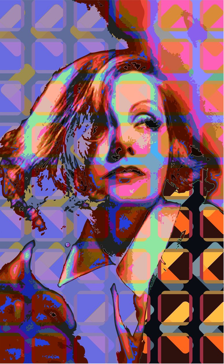 Greta Garbo (digitální) od Scott J. Davis