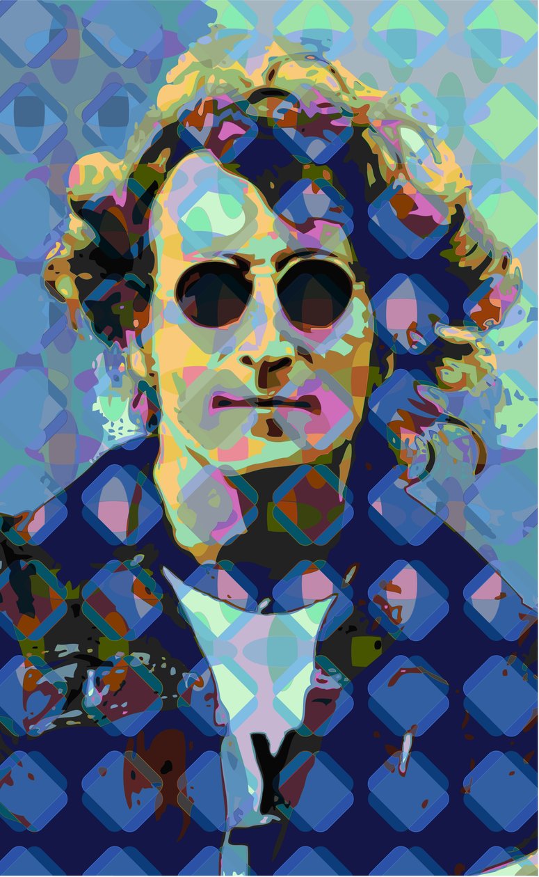 John Lennon (digitální) od Scott J. Davis