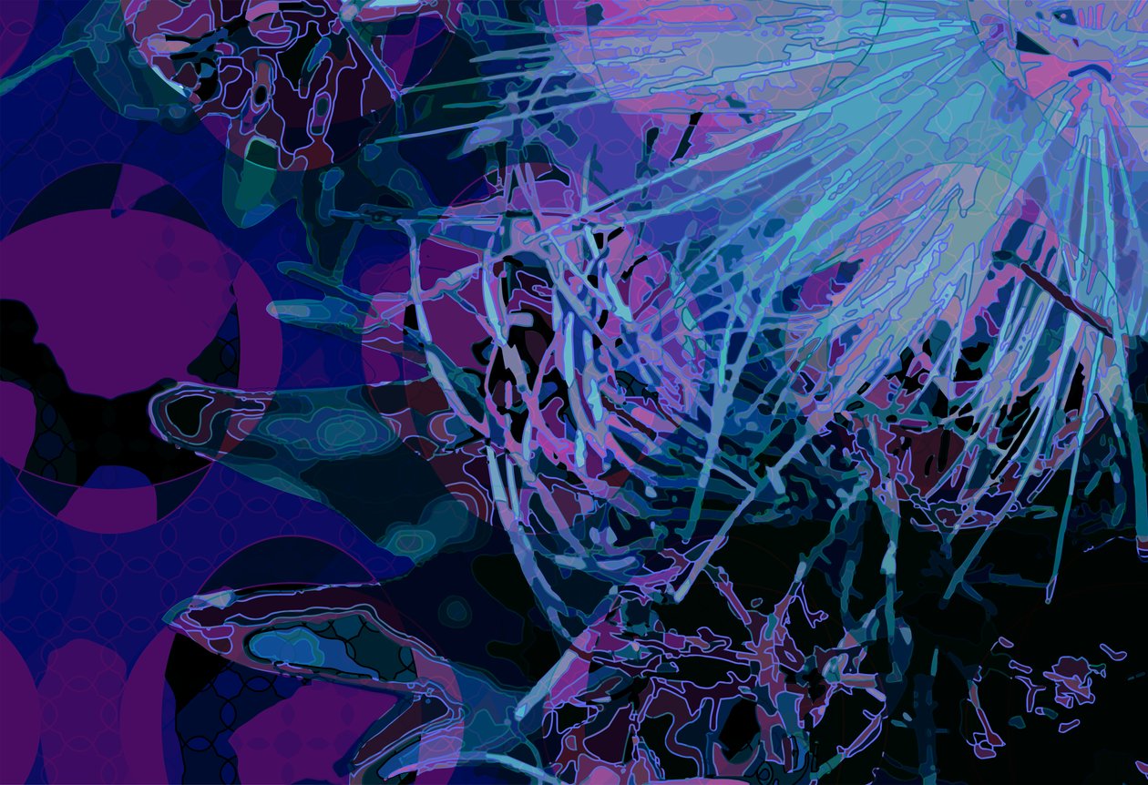 Artichoke_abst_horz3 (digitální) od Scott J. Davis