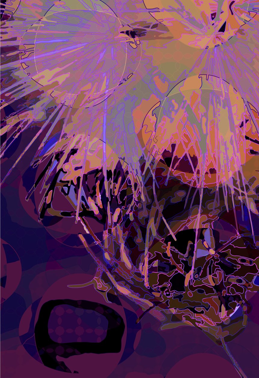 Artichoke_abst_vert10 (digitální) od Scott J. Davis