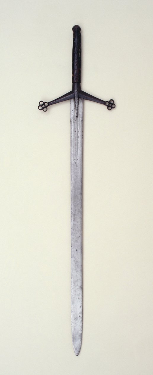Claymore, cca 1500-30 (ocel) od Scottish School