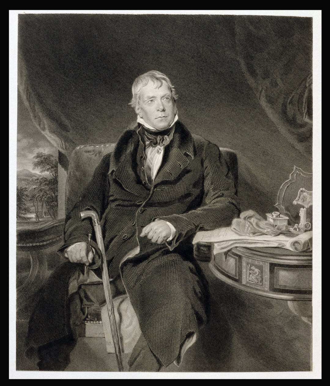 Sir Walter Scott (1771-1832) od Scottish School