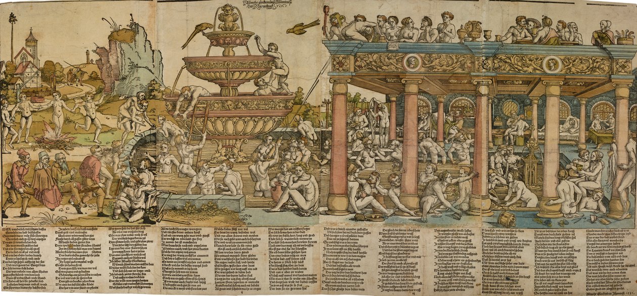 Fontána mládí, 1531 od Sebald Beham