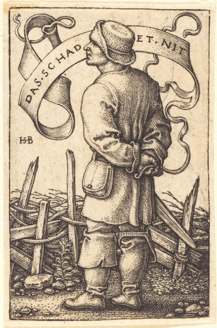 The Weather Peasant: „Nebolí to“ od Sebald Beham