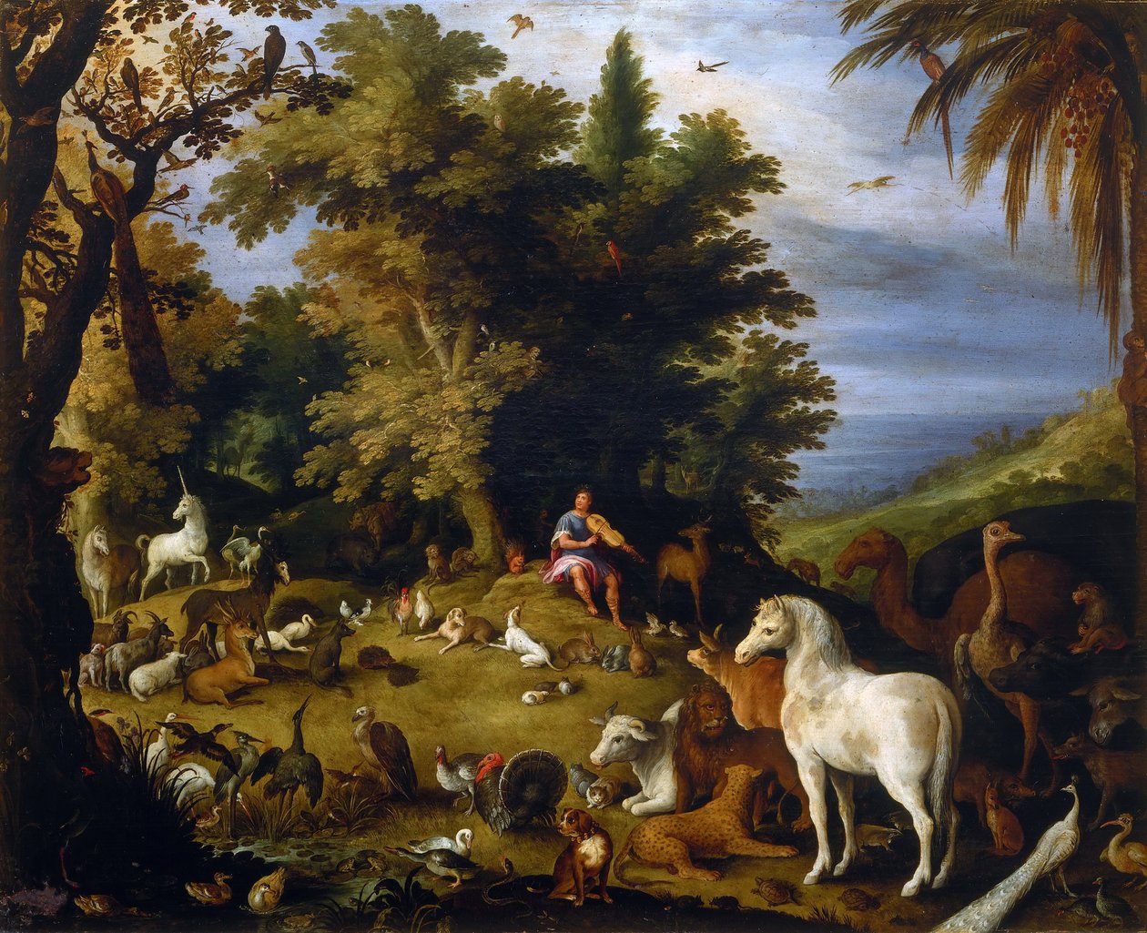 Orfeus mezi zvířaty, cca 1595. od Sebastiaen Vrancx