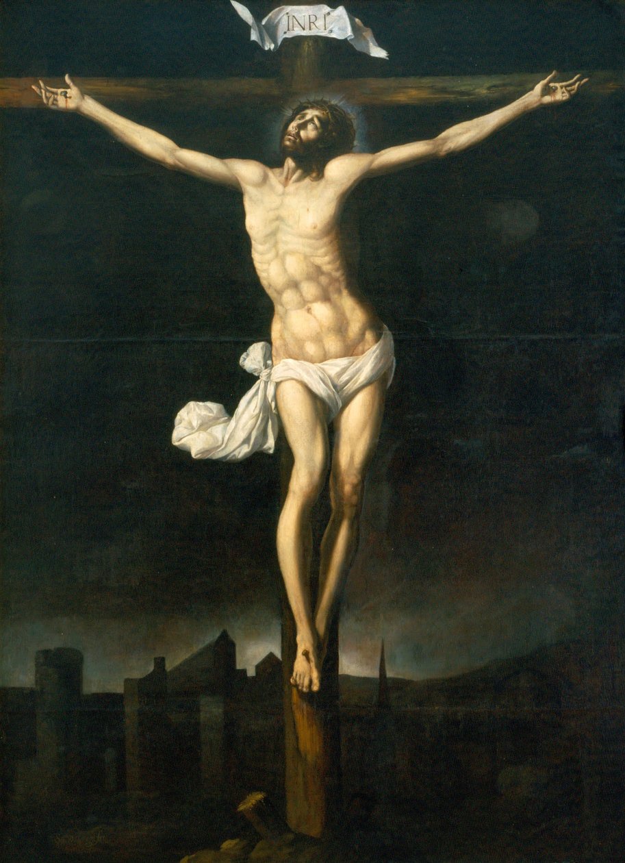 Kristus na kříži od Sebastian Lopez de Arteaga