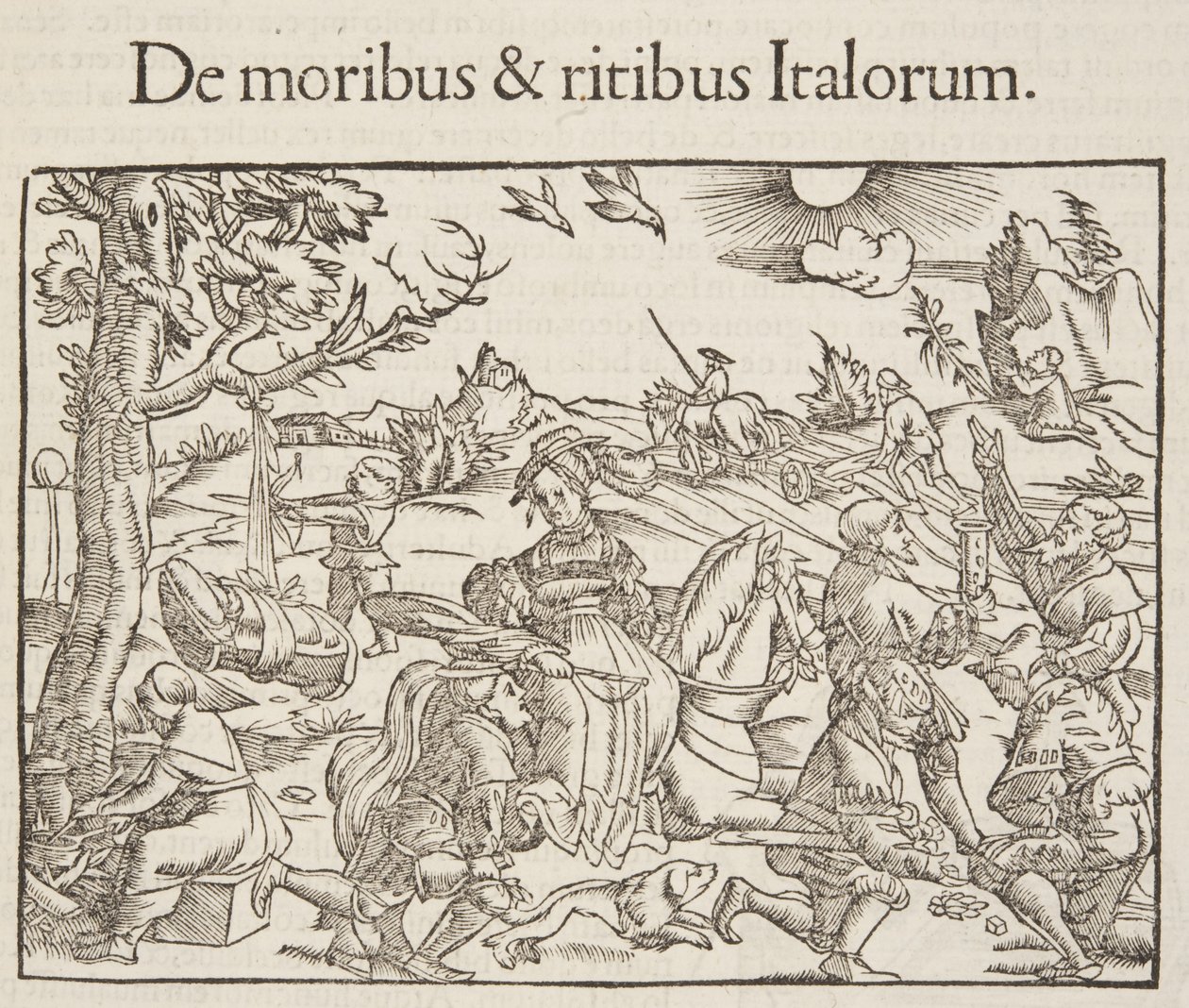 Cosmographia, detail Fol 201, 1544 od Sebastian Munster