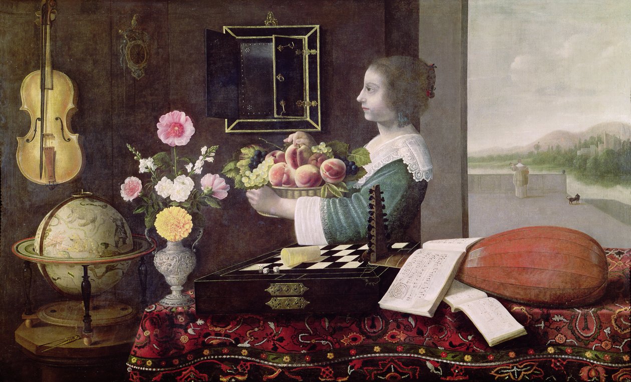 Pět smyslů aneb léto, 1633 od Sebastian Stoskopff