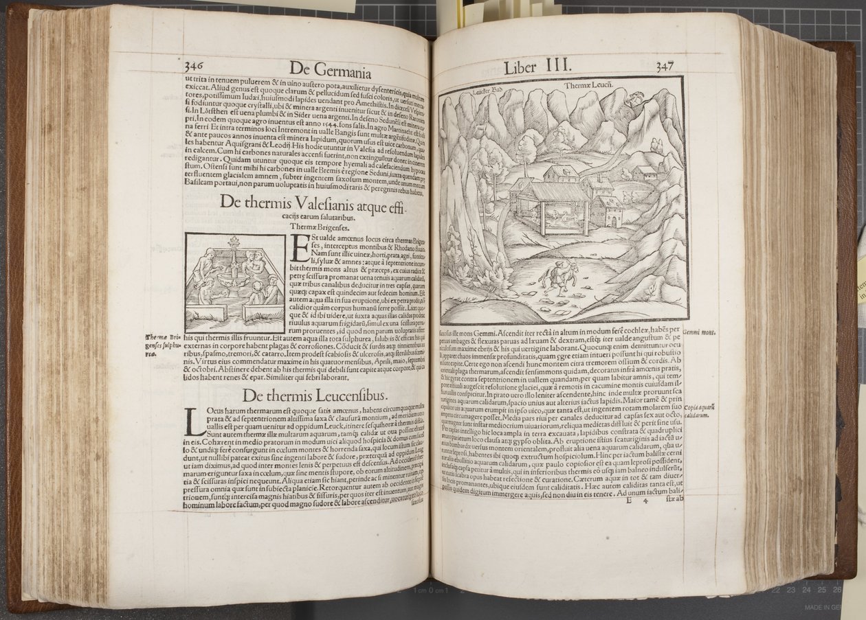 Cosmographia, Fol 346-347, 1544 od Sebastian Munster