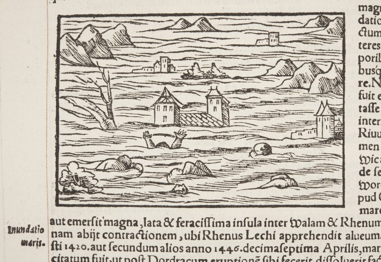 Cosmographia, detail Fol 516 od Sebastian Munster