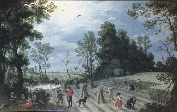 The Four Seasons: Summer (olej na plátně) od Sebastian Vrancx